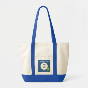 Bolsa Tote Modelo de Friso Amarelo por Kenneth Yoncich