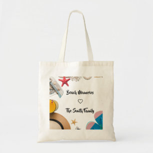 Bolsa Tote Modelo de Quadro de Praia de Verão Personalizado