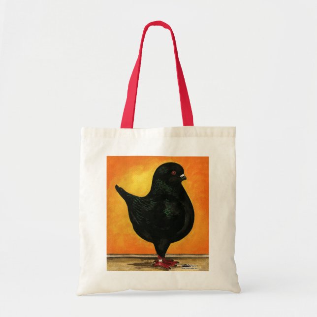 Bolsa Tote Modena Black Schietti Pigeon (Frente)