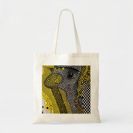 Bolsa Tote Modern Abstract Dot Pattern 