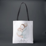 Bolsa Tote Modern Doula Midwest Nascimento do Trabalho Gravid<br><div class="desc">Apresentando a moderna dona-mulher nascida Gravidez simples Tote Bag. Delicioso e encantador, esta bolsa é adornada com uma mão linda pintada de aquarela mãe e bebê. Com suas delicadas cores neutras, ele certamente faz uma impressão memorável. A palavra "doula" é escrita com um elegante roteiro caligráfico por baixo, permitindo que...</div>