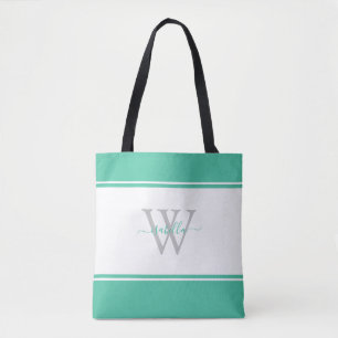Bolsa Tote Modern Girly Monograma - Ponto de Script