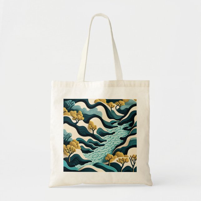 Bolsa Tote Modern Landscape (Frente)