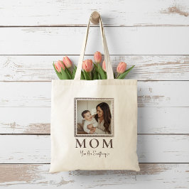 Bolsa Tote Modern Personalized Mom Photo Tote Bag Gift