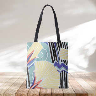 Bolsa Tote Modern Trendy Floral Art por E.A. Séguy