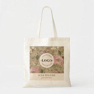 Bolsa Tote Modern Trendy Wildflower Floral Monograma Botânico
