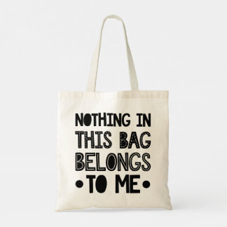 Bolsa Tote Modern Typography funny Quotes