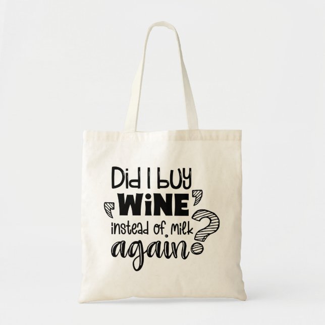 Bolsa Tote Modern Typography funny Quotes (Frente)