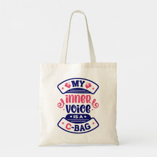 Bolsa Tote Modern Typography funny Quotes