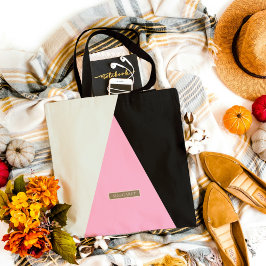 Bolsa tote moderna minimalista única pastel