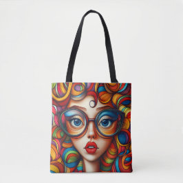 Bolsa Tote Moderna Original Única Fashion Cool Fantasia Mulhe