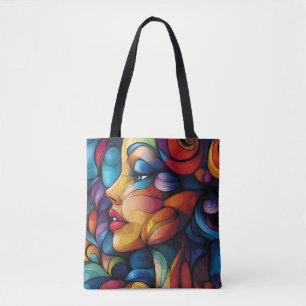 Bolsa Tote Moderna Original Única Fashion Cool Fantasia Mulhe