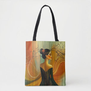 Bolsa Tote Moderna Original Única Fashion Cool Fantasia Mulhe