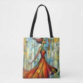 Bolsa Tote Moderna Original Única Fashionista Fantasia Femini