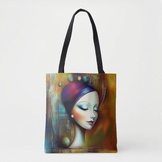 Bolsa Tote Moderna Original Único Trendy Legal Fantasy Mulher (Frente)