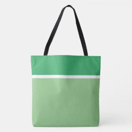 Bolsa Tote Moderno Chic Bonito Duas Toneladas Verde Branco Li