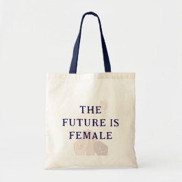 Bolsa Tote Moderno Chic Rosa Aquarela O Futuro É Feminino