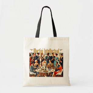 Bolsa Tote Moderno de Meados do Século Os Intelectuais do Mar