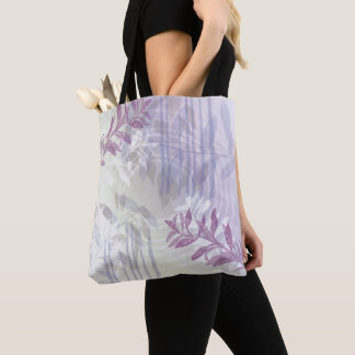 Bolsa Tote Moderno floral botânico abstrato trendy de folhas