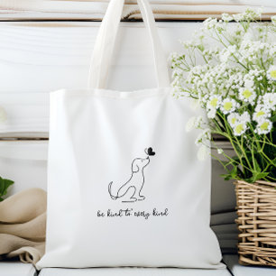 Bolsa Tote Moderno Minimalista Seja Gentil Com Todo Tipo de C