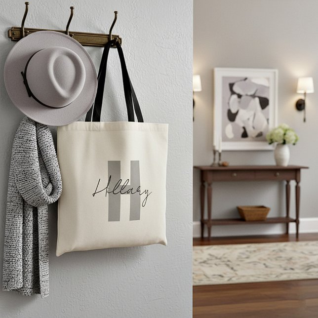 Bolsa Tote Moderno personalizado simples Personalizado  (Criador carregado)