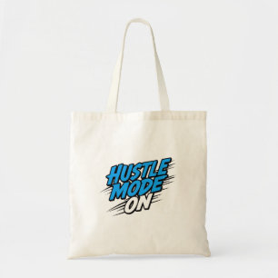 Bolsa Tote "Modo Agitação Ligado" Citação Motivacional