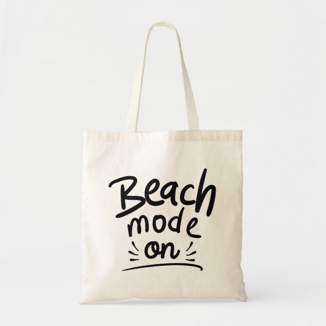 Bolsa Tote Modo de praia ativado (Frente)