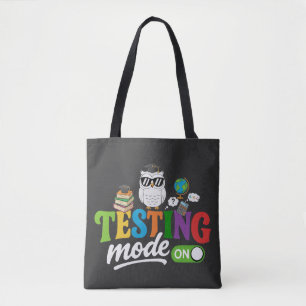 Bolsa Tote Modo de Teste Divertido Ativado Coruja Legal Pro