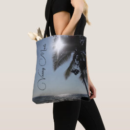 Bolsa Tote Modo de Vacinação Personalizada para Árvore de Pal