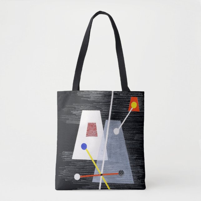 Bolsa Tote Moholy-Nagy - Pirâmides truncadas (Frente)