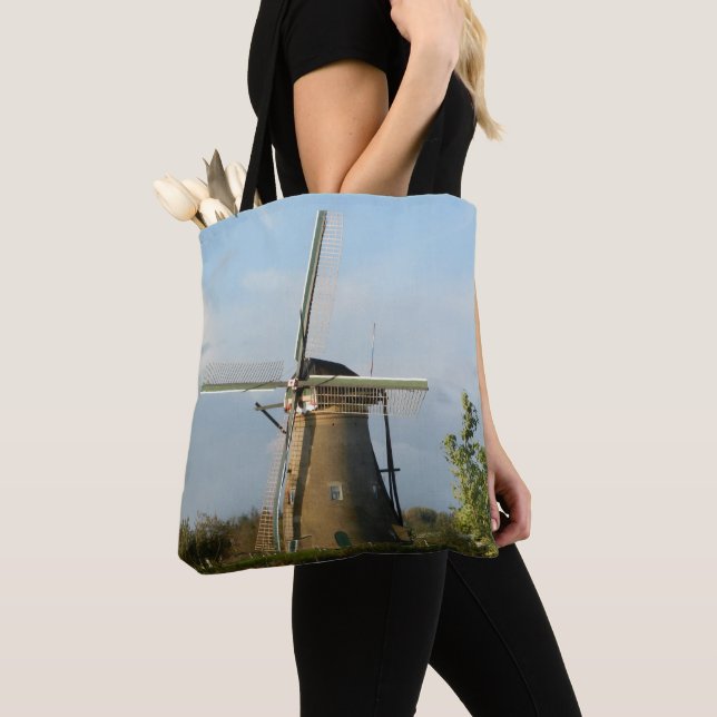 Bolsa Tote Moinho de vento Kinderdijk (Close Up)