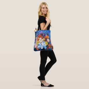 Bolsa Tote Moise Kisling, Buquê de Tulipas,