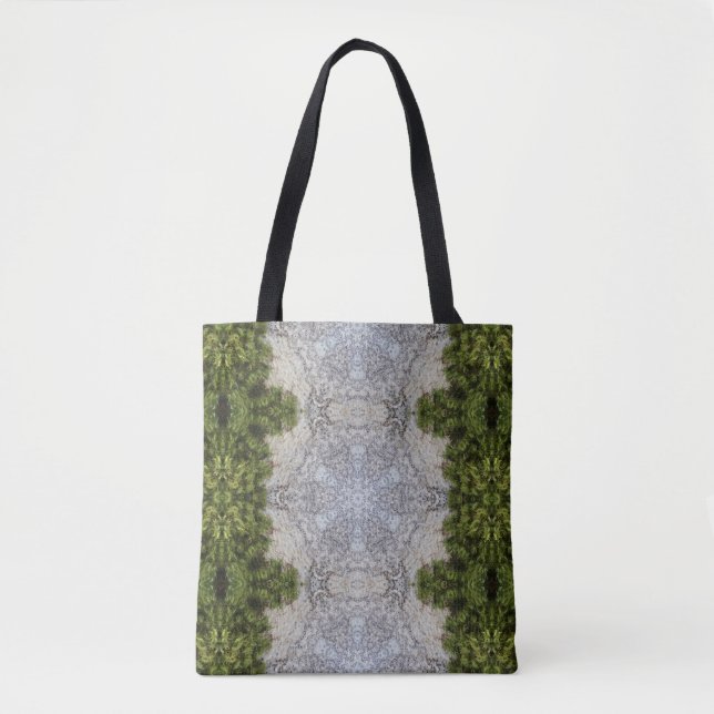 Bolsa Tote Moisés Verdes e Arte da Terra (Frente)