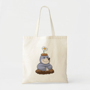 Bolsa Tote Mole com Daisy Flower