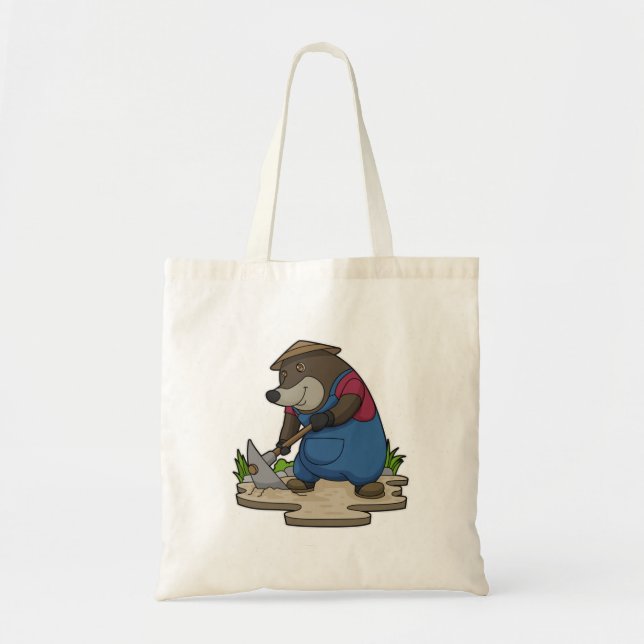 Bolsa Tote Mole como agricultor (Frente)