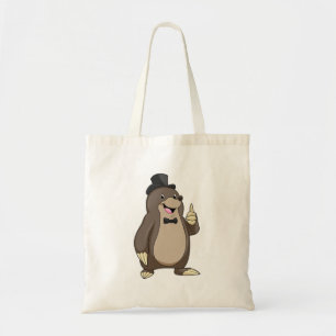 Bolsa Tote Mole como Noivo com Gravata