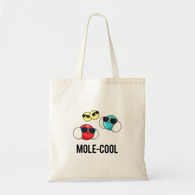 Bolsa Tote Molécula Funny Legal Mole Pun (Frente)