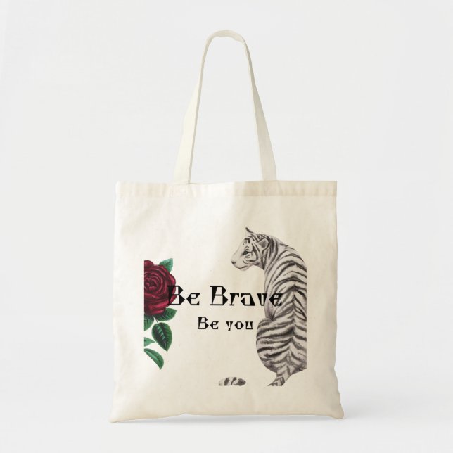 Bolsa Tote Moletom Be Brave Women (Frente)
