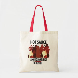 Bolsa Tote Molho Picante Ketchup Fogo Pimenta Vermelha Chili 