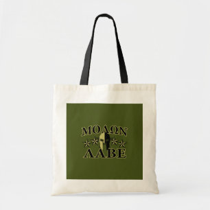 Bolsa Tote Molon Labe Spartan 5 estrelas Olive Green