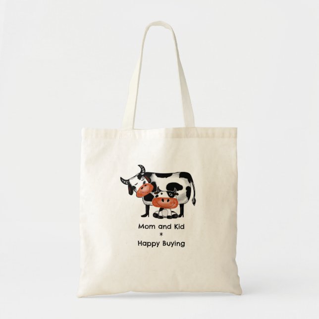 Bolsa Tote Mom and Kid*Happy Buying (Frente)