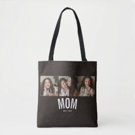 Bolsa Tote Mom Established Minimal Black 3 Photo