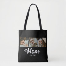Mom Established Modern Bold Script Black 3 Photo