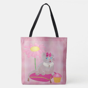 Bolsa Tote Momento do purr-fect