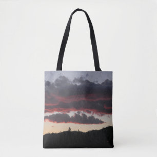 Bolsa Tote Momentos pacíficos nas montanhas...