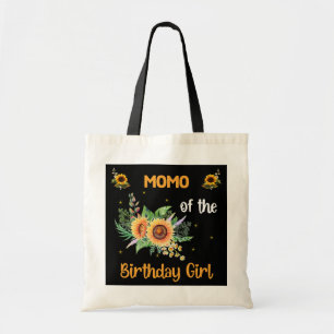 Bolsa Tote Momo Da Rapariga De Aniversário Design De Girassol