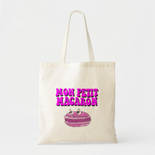 Bolsa Tote Mon Petit Macaron Retro Groovy Text
