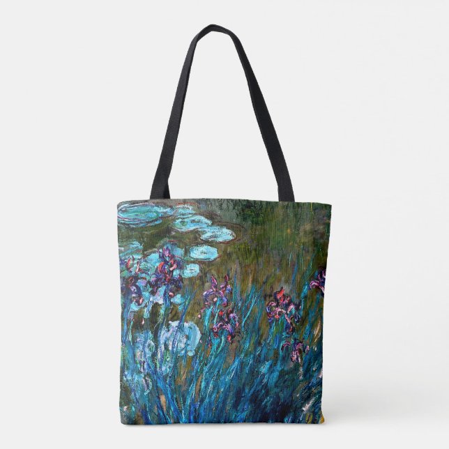 Bolsa Tote Monet - Írisos e Lírios de Água (Verso)