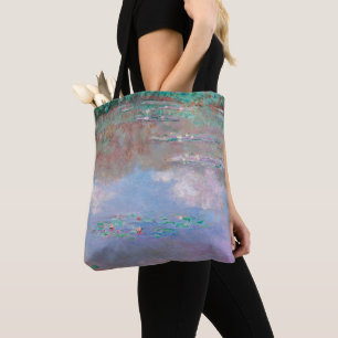 Bolsa Tote Monet - Lily Pond De Água (Nuvens),