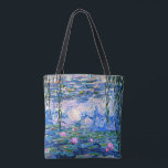 Bolsa Tote Monet - Lírios d'água, 1919, rosa<br><div class="desc">A pintura de Claude Monet de 1919,  "Água Lilies" (rosa),  saco de tote.</div>